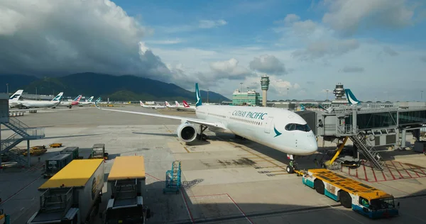 Chek lap Kok, Hong Kong - 29 Haziran 2019: Hong Kong Havaalanı