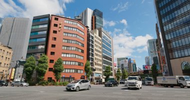 Tokyo, Japonya - 28 Haziran 2019: Tokyo 'nun Akihabara ilçesi 