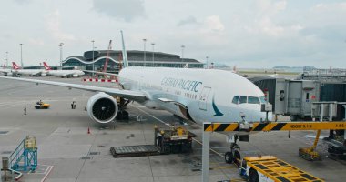 Chek lap Kok, Hong Kong - 29 Haziran 2019: Hong Kong Uluslararası Havaalanı