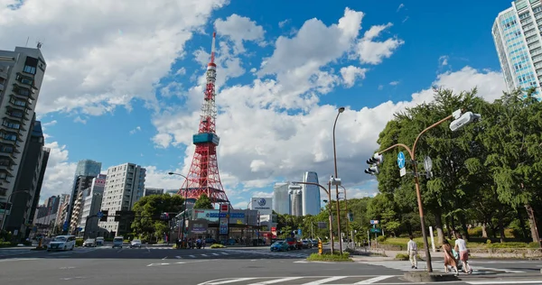 Tokio Japan Juni 2019 Tokiotoren Stad — Stockfoto