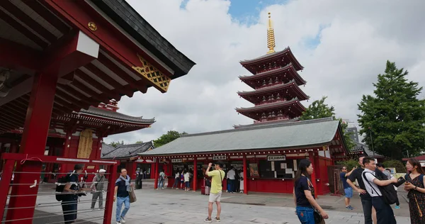 Tokio Japonsko Červen 2019 Okres Asakusa Sensoji Tokiu — Stock fotografie