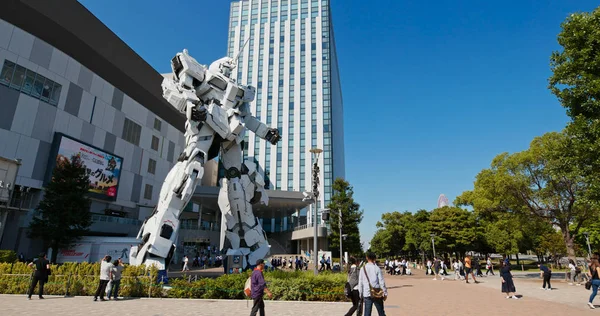 Tokio Japón Junio 2019 Unicornio Estatua Robot Gundam Odaiba —  Fotos de Stock