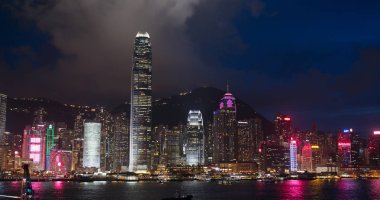 Hong Kong - 06 Temmuz 2019: Hong Kong Gece Tarihi