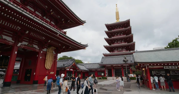 Tokio Japonsko Červen 2019 Kaminarimon Chrám Sensoji — Stock fotografie