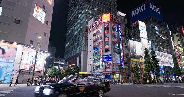 Tokio Japonia Czerwca 2019 Akihabara Tokio Nocą — Zdjęcie stockowe