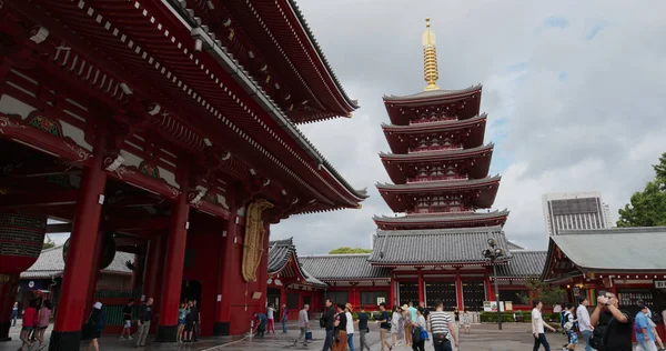 Tokyo Giappone Giugno 2019 Distretto Asakusa Sensoji Nella Città Tokyo — Foto Stock