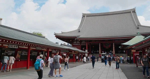 Tokyo Giappone Giugno 2019 Kaminarimon Gate Del Tempio Sensoji — Foto Stock