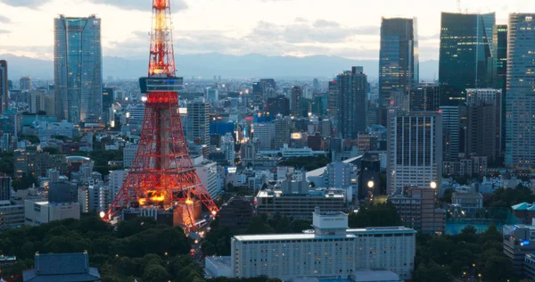 Tokio Japón Julio 2019 Ciudad Tokio Por Noche — Foto de Stock