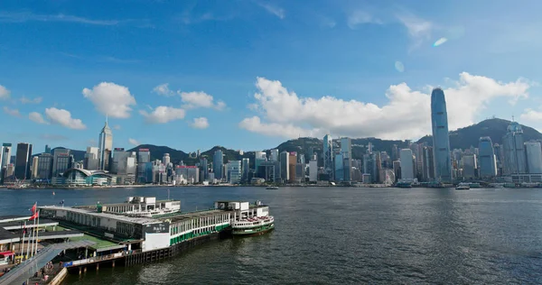 Victoria Harbor Hongkong 2019 Július Hong Kong Város — Stock Fotó