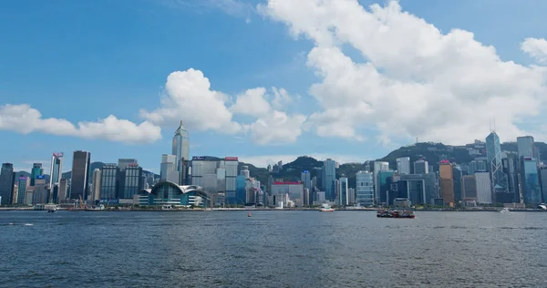 Victoria Harbor Hong Kong Lipca 2019 Hongkong — Zdjęcie stockowe