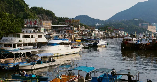 Lei Yue Mun Гонконг Серпня 2019 Рибальське Село Гонконзі — стокове фото