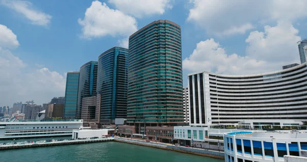 Victoria Harbor Hong Kong Setembro 2019 Marco Hong Kong — Fotografia de Stock