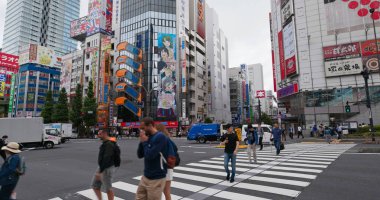 Tokyo, Japonya - 27 Haziran 2019: Akihabara Bölgesi