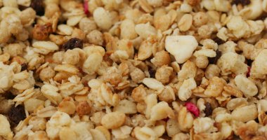 Yulaf gevreği yığını 