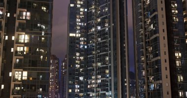 Kai Tak, Hong Kong - 26 Mayıs 2019: Konut binası