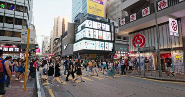 Tsim Sha Tsui, Hong Kong - 26 Temmuz 2019: Hong Kong