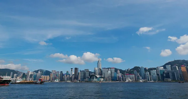 Victoria Harbor Hongkong Lipca 2019 Punkt Orientacyjny Miasta Hongkong — Zdjęcie stockowe
