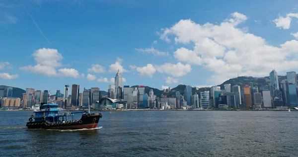 Victoria Harbor Hong Kong July 2019 Hong Kong Harbor — Stock Photo, Image