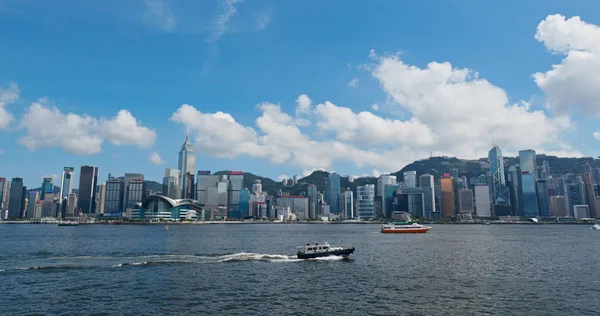 Victoria Harbor Hong Kong Lipca 2019 Port Hongkongu — Zdjęcie stockowe