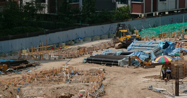 Kai Tak Hong Kong August 2019 Construction Site Hong Kong — стокове фото