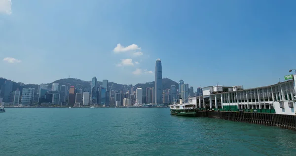 Victoria Harbor Hong Kong September 2019 Hong Kong Skyline — Stock Photo, Image