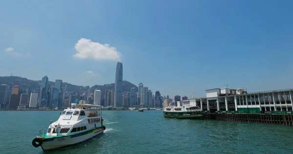 Victoria Harbor Hong Kong September 2019 Hong Kong City Downtown — Stock Photo, Image