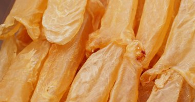 Kurutulmuş balık maw yakın çekim