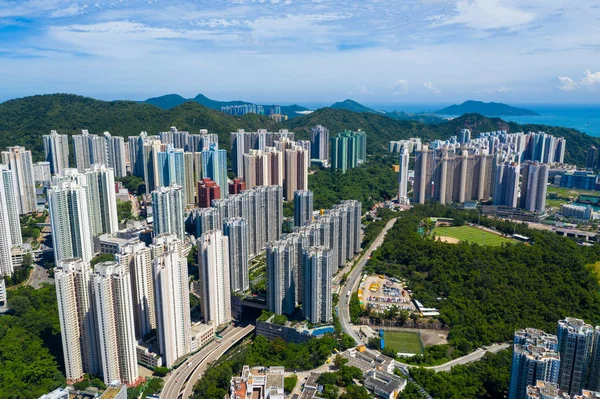 Kwun Tong Hong Kong Septiembre 2019 Vista Superior Del Centro — Foto de Stock