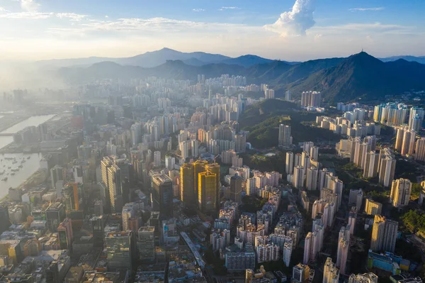 Kwun Tong Hong Kong Septiembre 2019 Ciudad Hong Kong Desde —  Fotos de Stock