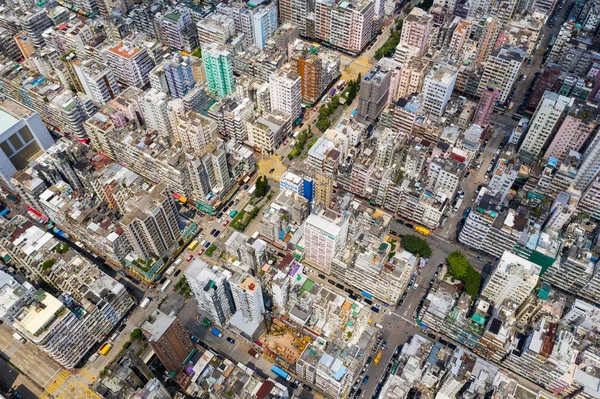 Sham Shui Hongkong Září 2019 Pohled Centra Hongkongu — Stock fotografie