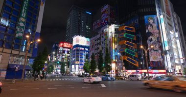 Tokyo, Japonya - 27 Haziran 2019: Akihabara Bölgesi