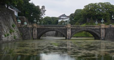 Tokyo, Japonya 29 Haziran 2019: Tokyo 'da Nijubashi