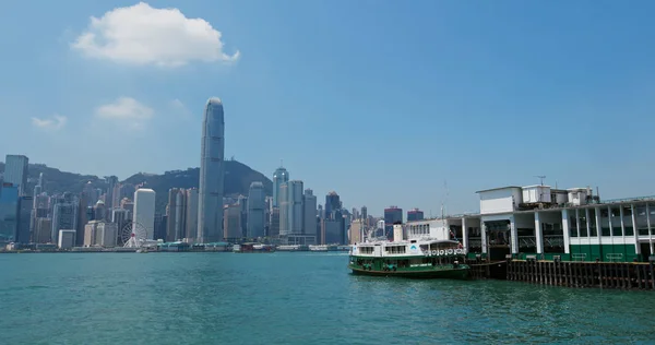 Victoria Harbor Hongkong Září 2019 Hong Kong Panorama — Stock fotografie