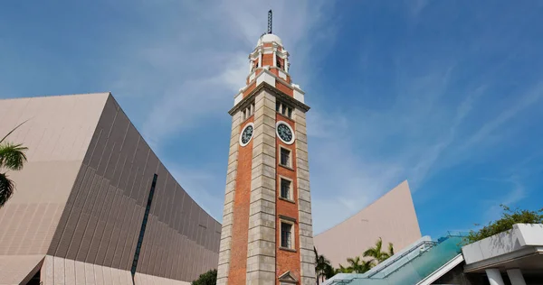 Tsim Sha Tsui Hong Kong Luglio 2019 Hong Kong Clock — Foto Stock