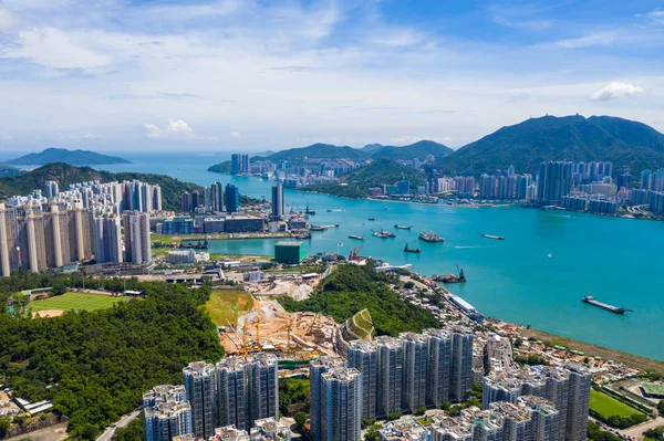 Kwun Tong Hong Kong September 2019 Blick Von Oben Auf — Stockfoto