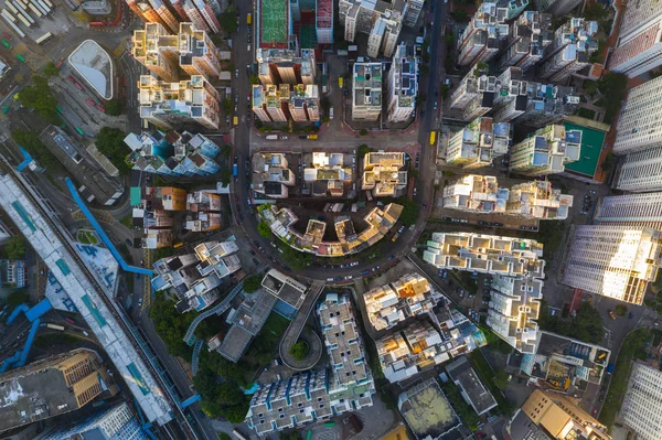 Квон Тонг Гонконг Вересня 2019 Місто Гонконг Верхнього Боку — стокове фото