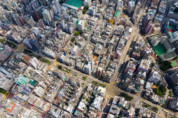 Sham Shui Hong Kong Вересня 2019 Top View Hong Kong — стокове фото