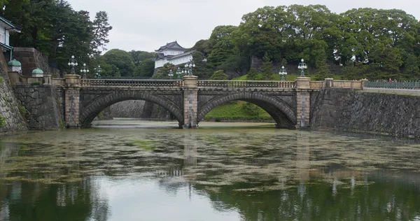 Tokyo, Japan 29 June 2019: Nijubashi in Tokyo Imperial Palace — Stock Photo, Image