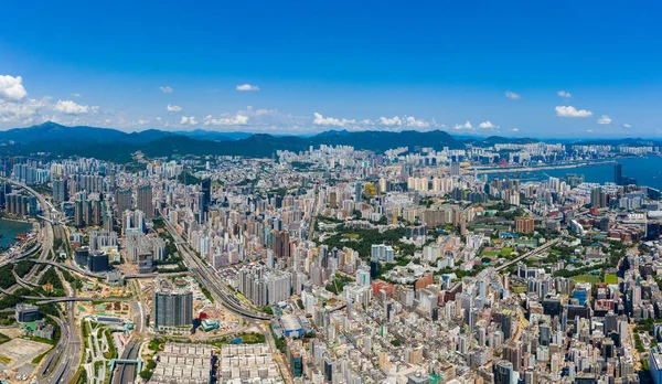 Hung Hom Hong Kong Septiembre 2019 Vista Superior Ciudad Hong —  Fotos de Stock