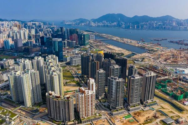 Kai Tak Hong Kong Вересня 2019 Top View Hong Kong — стокове фото