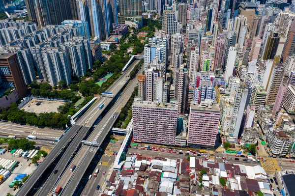 Yau Tei Hong Kong September 2019 Top View Hong Kong — Stock Photo, Image