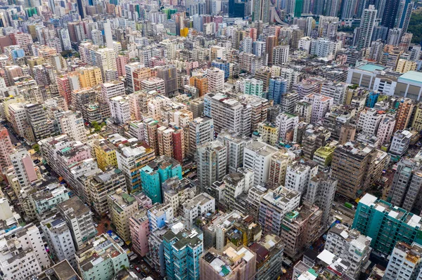 Sham Shui Hong Kong September 2019 Aerial View Hong Kong — Stock Photo, Image