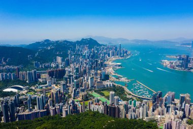 Hong Kong Adası, Hong Kong - 22 Eylül 2019: Hong Kong