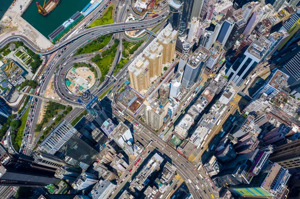 Causeway Bay Hong Kong Вересня 2019 Top View Hong Kong — стокове фото