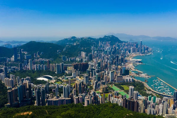 Insel Hongkong Hongkong September 2019 Stadt Hongkong — Stockfoto