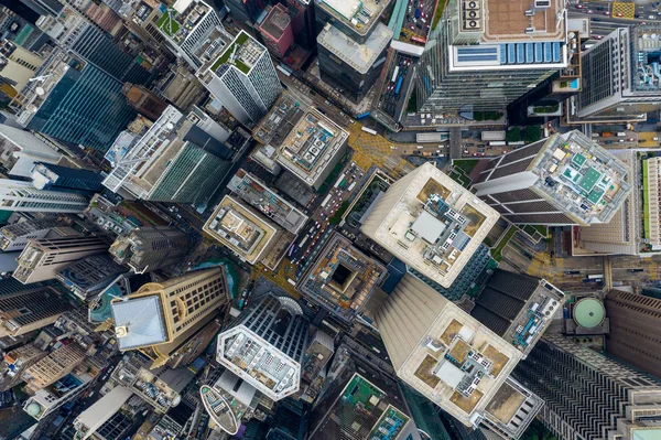 Central Hong Kong Вересня 2019 Top View Hong Kong City — стокове фото