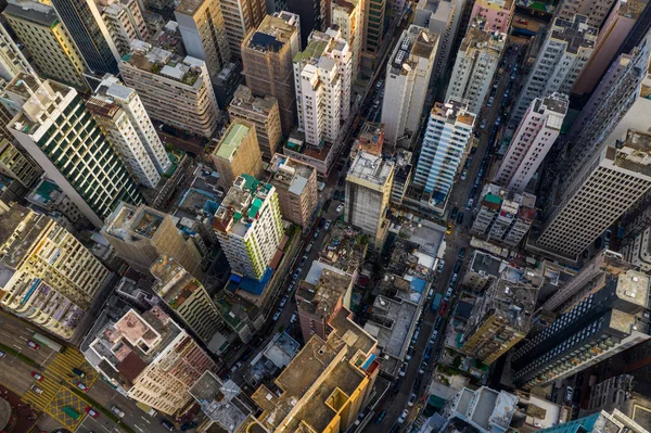 Yau Tei Hongkong Września 2019 Widok Miasto Hongkong — Zdjęcie stockowe