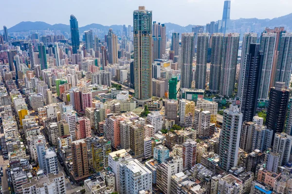 Sham Shui Hong Kong September 2019 Aerial View Hong Kong — Stock Photo, Image