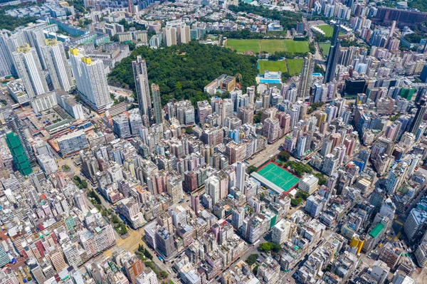 Sham Shui Hong Kong Вересня 2019 Hong Kong City Top — стокове фото