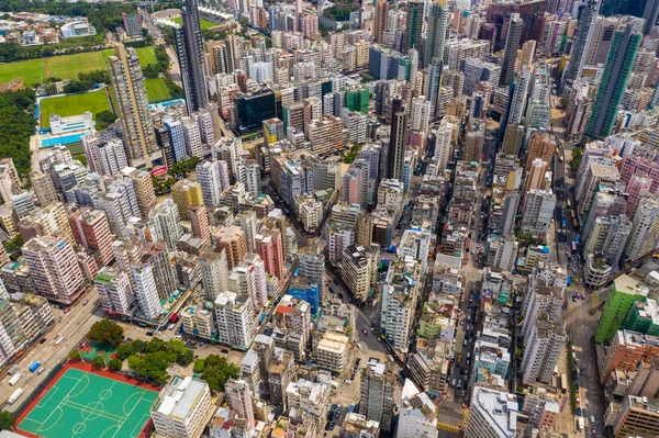 Sham Shui Hong Kong September 2019 Överst Sidan — Stockfoto
